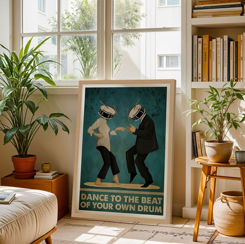 Wallity декоративна врамена слика, 55x75 см, шарена