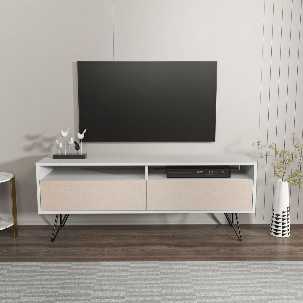 Комода Hanah Home V Flay, 140x53,2x35 см, бела