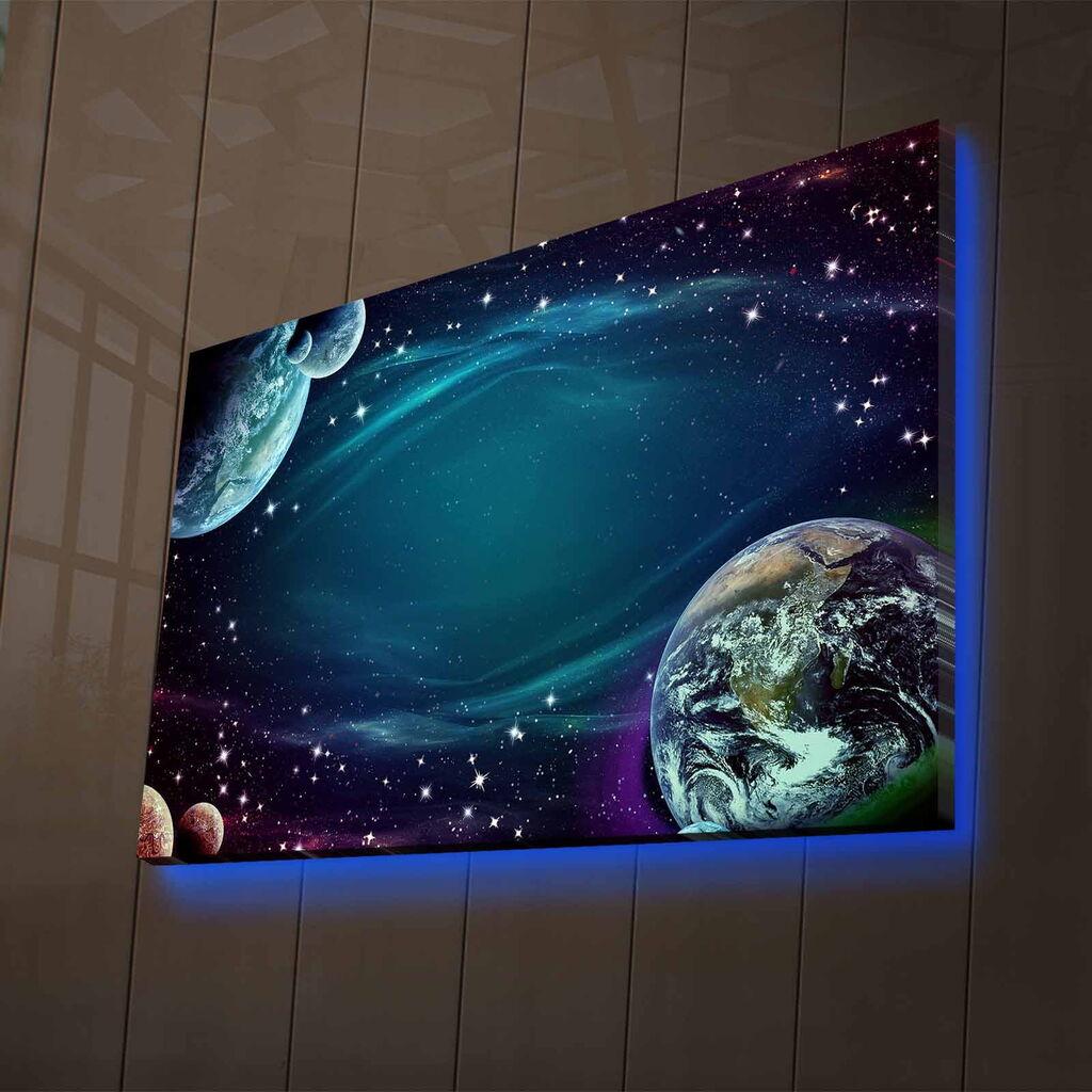 Wallity Слика со LED Осветлување NASA-018, 45x70 cm