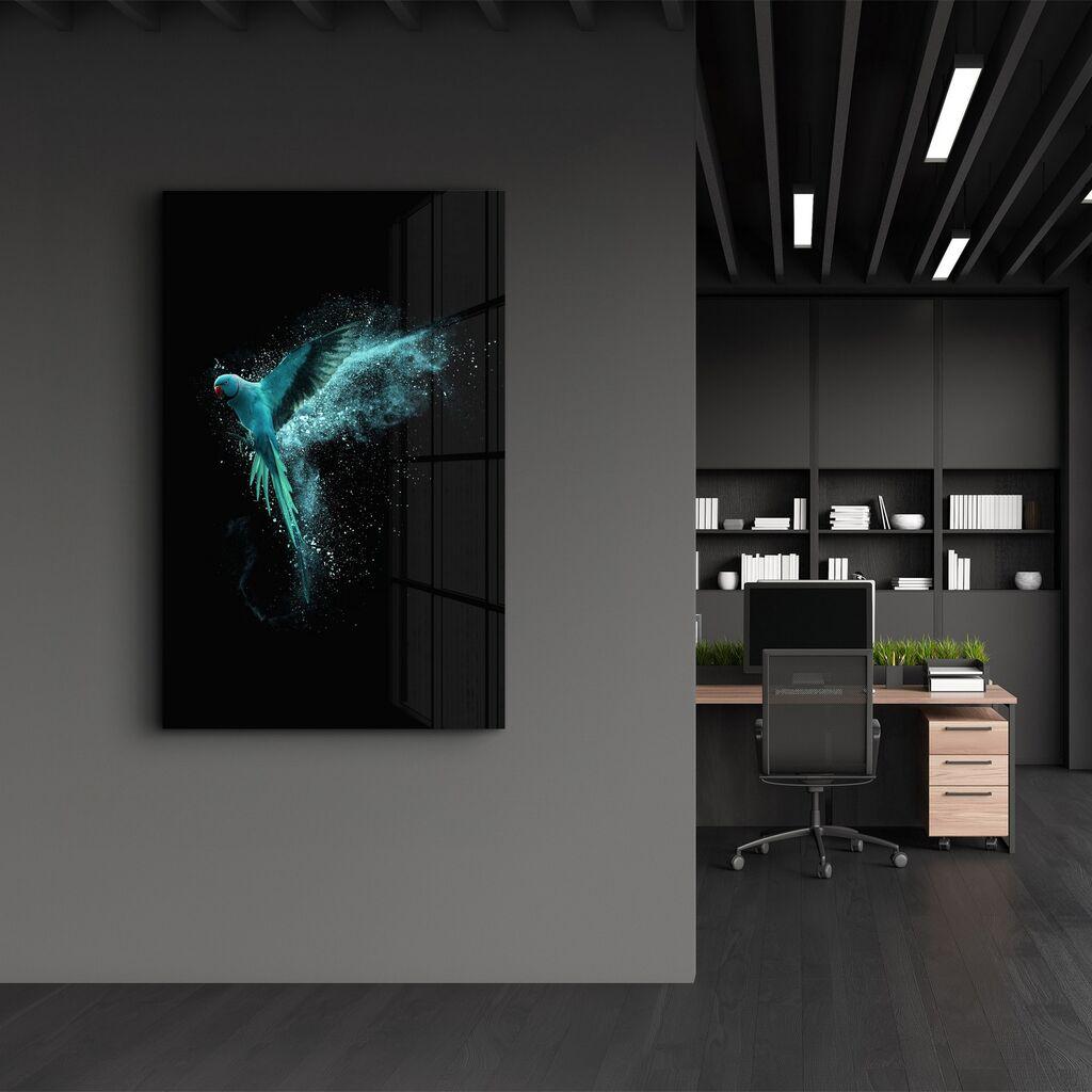 Декоративна слика Wallity на калено стакло, 46x72 см, шарена