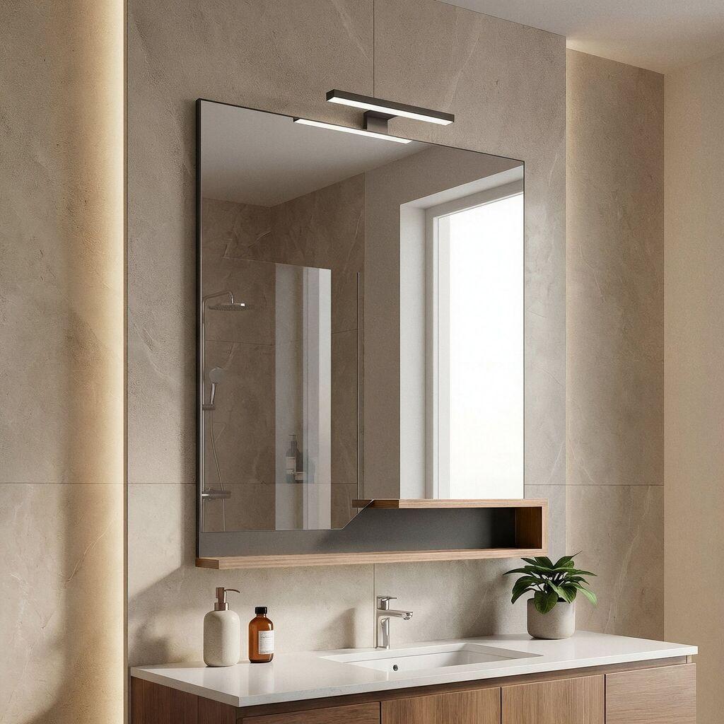 Огледало за бања Hanah Home, беж