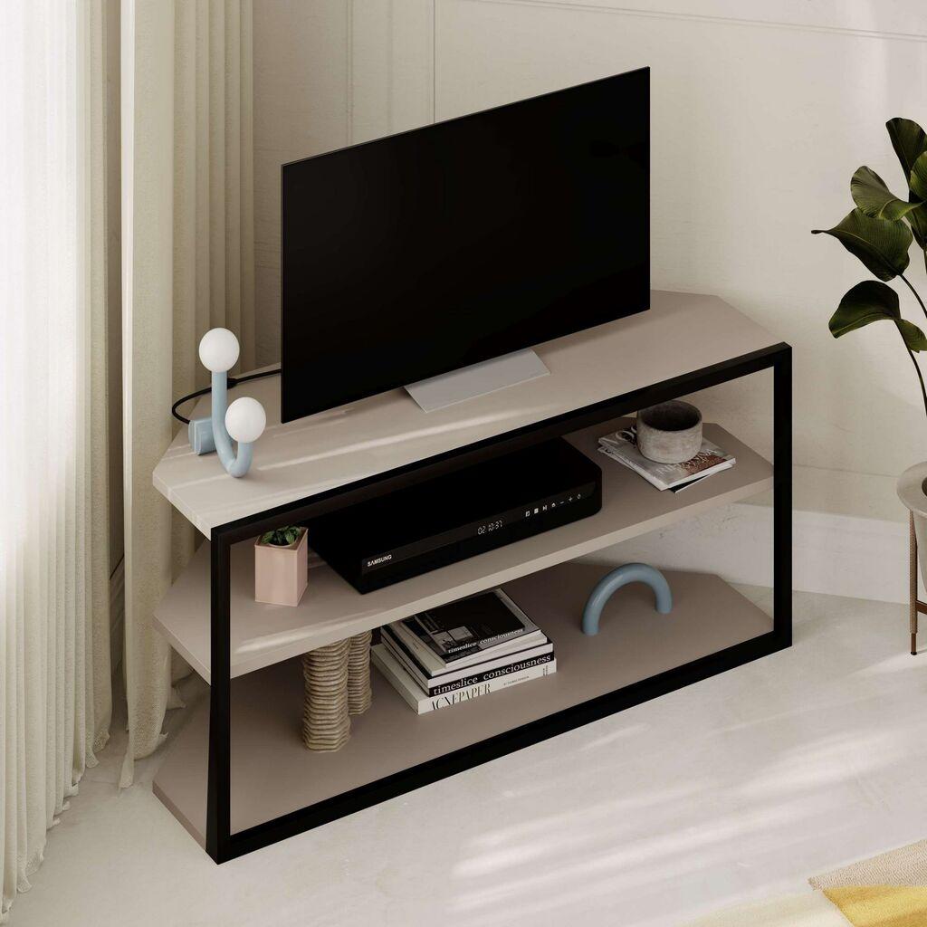 Hanah Home TV со ехо за градите, 98x45x37 см, крем