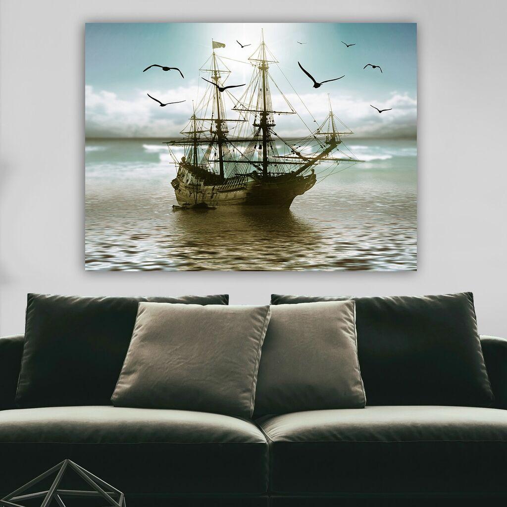 Wallity Декоративна слика на платно, 70x100 см, Шарена