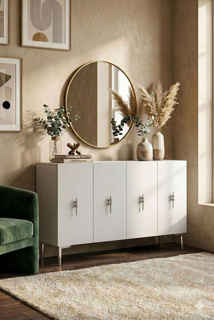 Комода Hanah Home, 120x79x32 см, бела