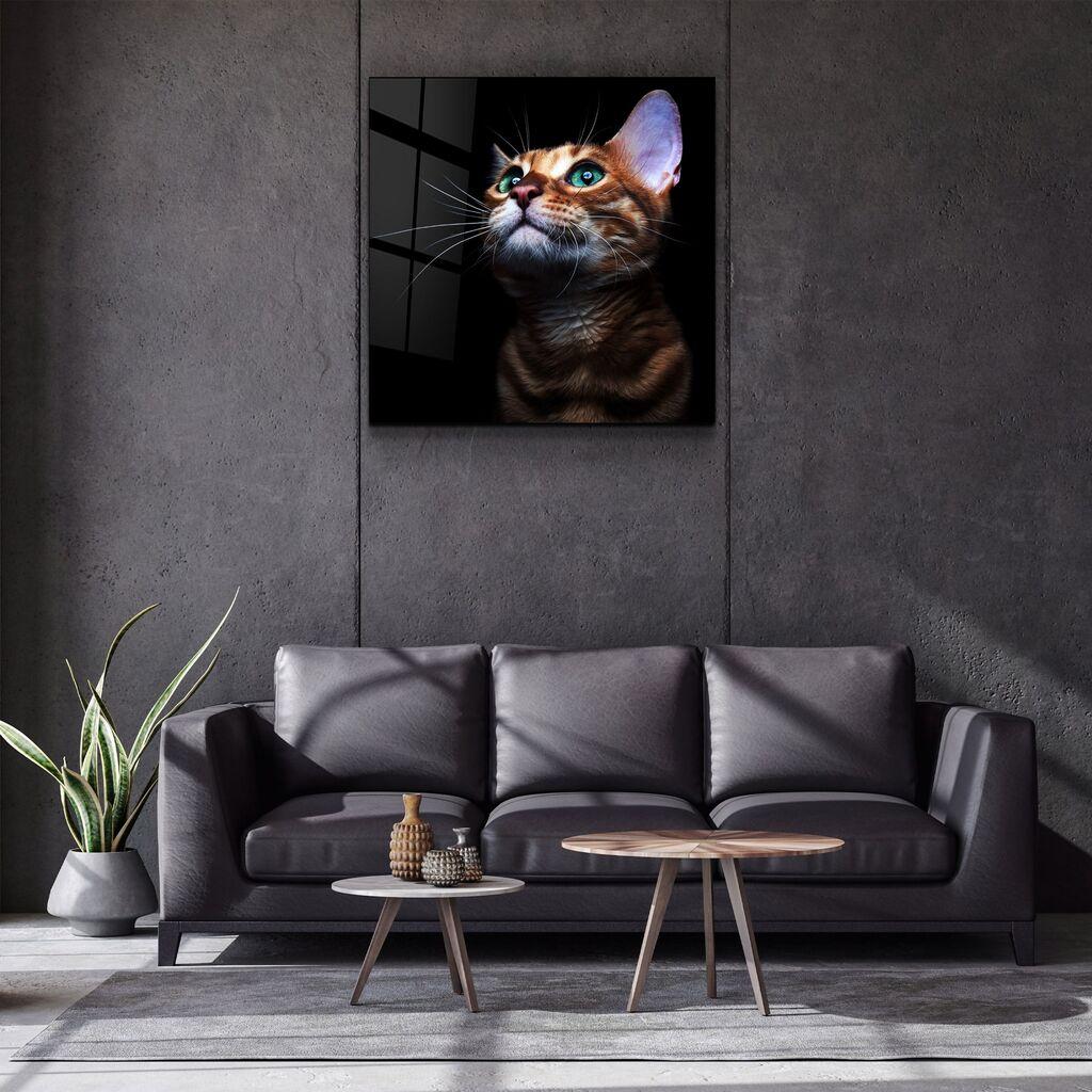 Wallity декоративна слика на калено стакло, 60x60, шарена