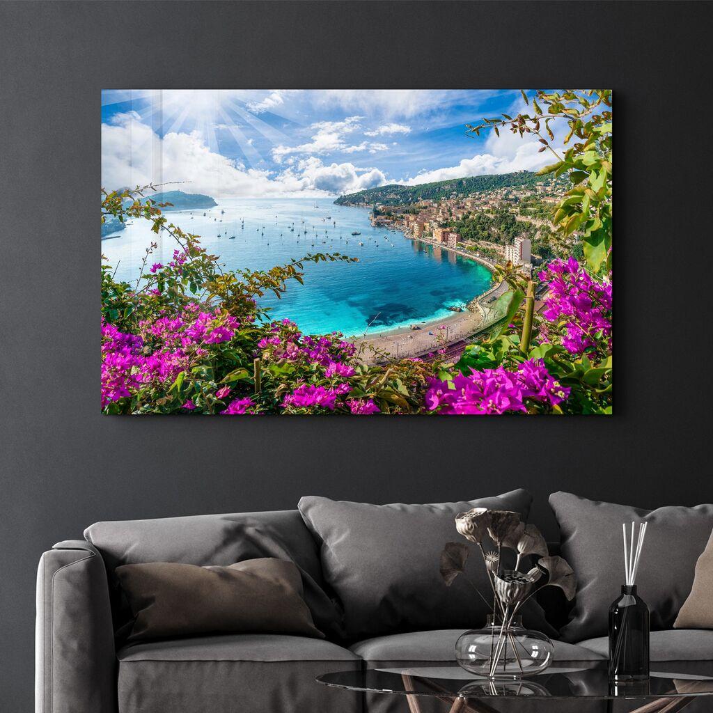 Декоративна слика Wallity на калено стакло, 35x55 см, шарена