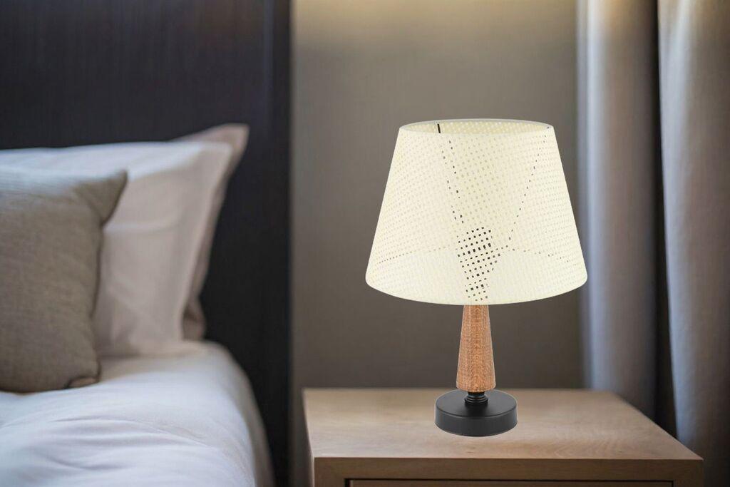 Столна ламба Opviq 302 Hazeran, 60 W, 43 cm, кремаста