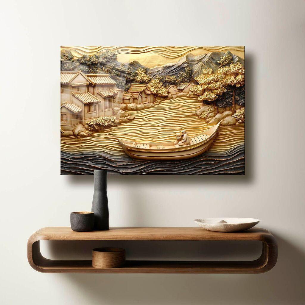 Декоративна слика Wallity на калено стакло, 40x60 см, шарена