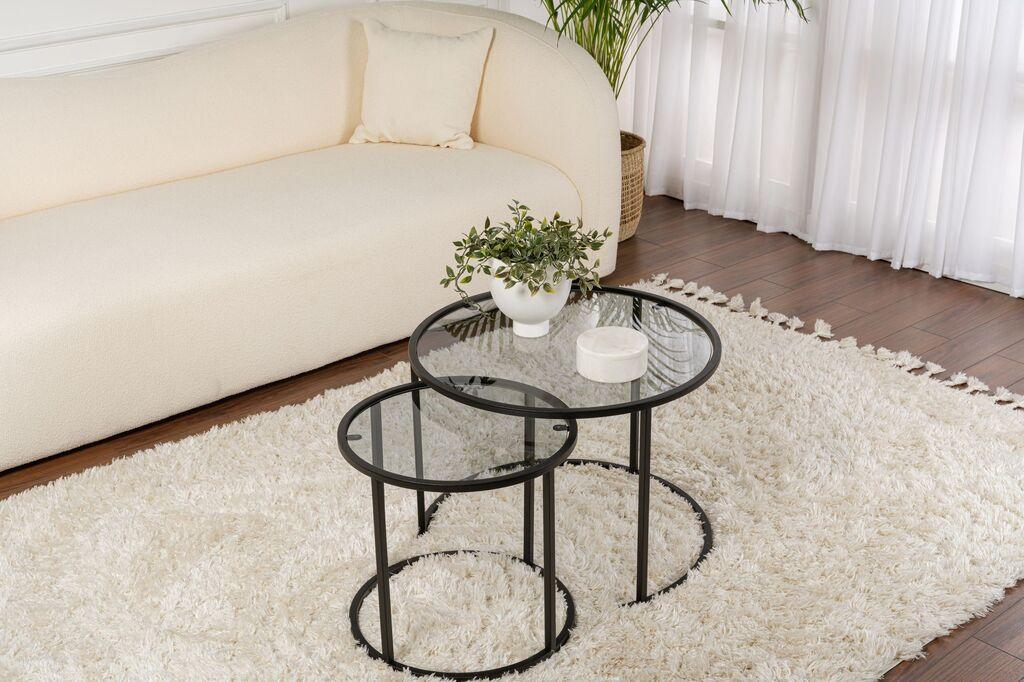 Клуб маса Hanah Home Tokyo, црна