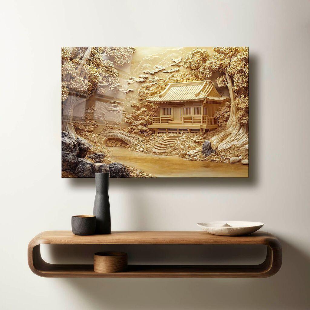 Декоративна слика Wallity на калено стакло, 50x70 см, шарена