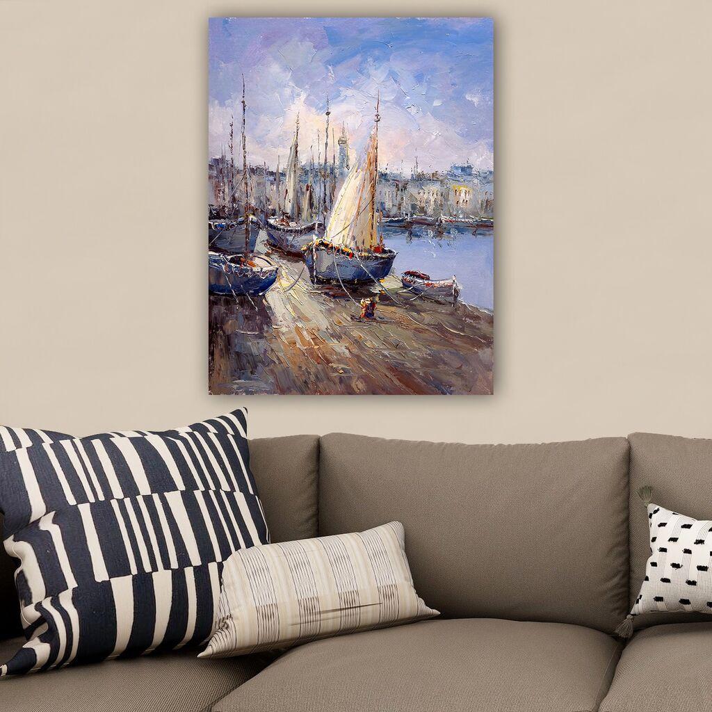 Wallity Декоративна слика на платно, 70x100 см, Шарена