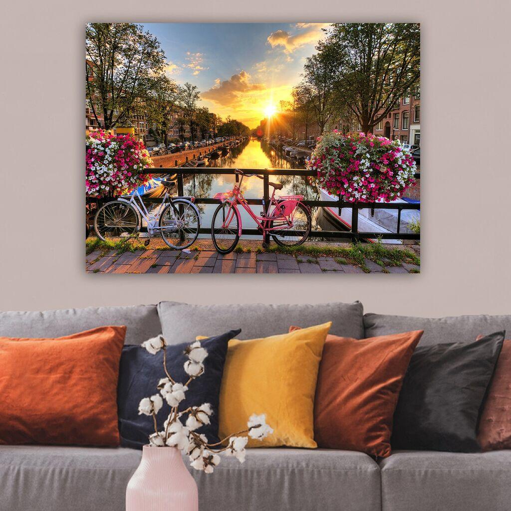 Wallity Декоративна слика на платно, 70x100 см, Шарена