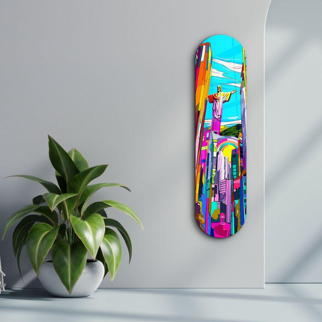 Wallity декорација за ѕид 226SNG1175, 20x80 см, шарена