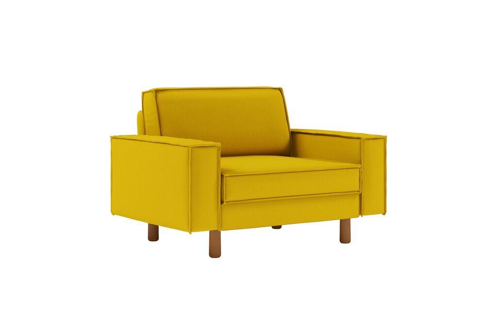 Фотелја Atelier del Sofa Sparrow, двосед, жолта