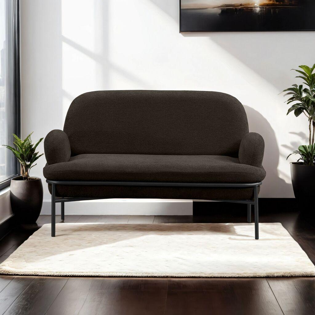 Atelier del Sofa Двосед Aster, 140 x 80 x 53 см, Антрацит