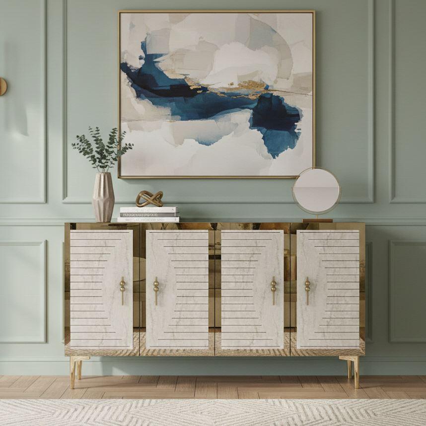 Комода Hanah Home, 120x75x32 см, бела