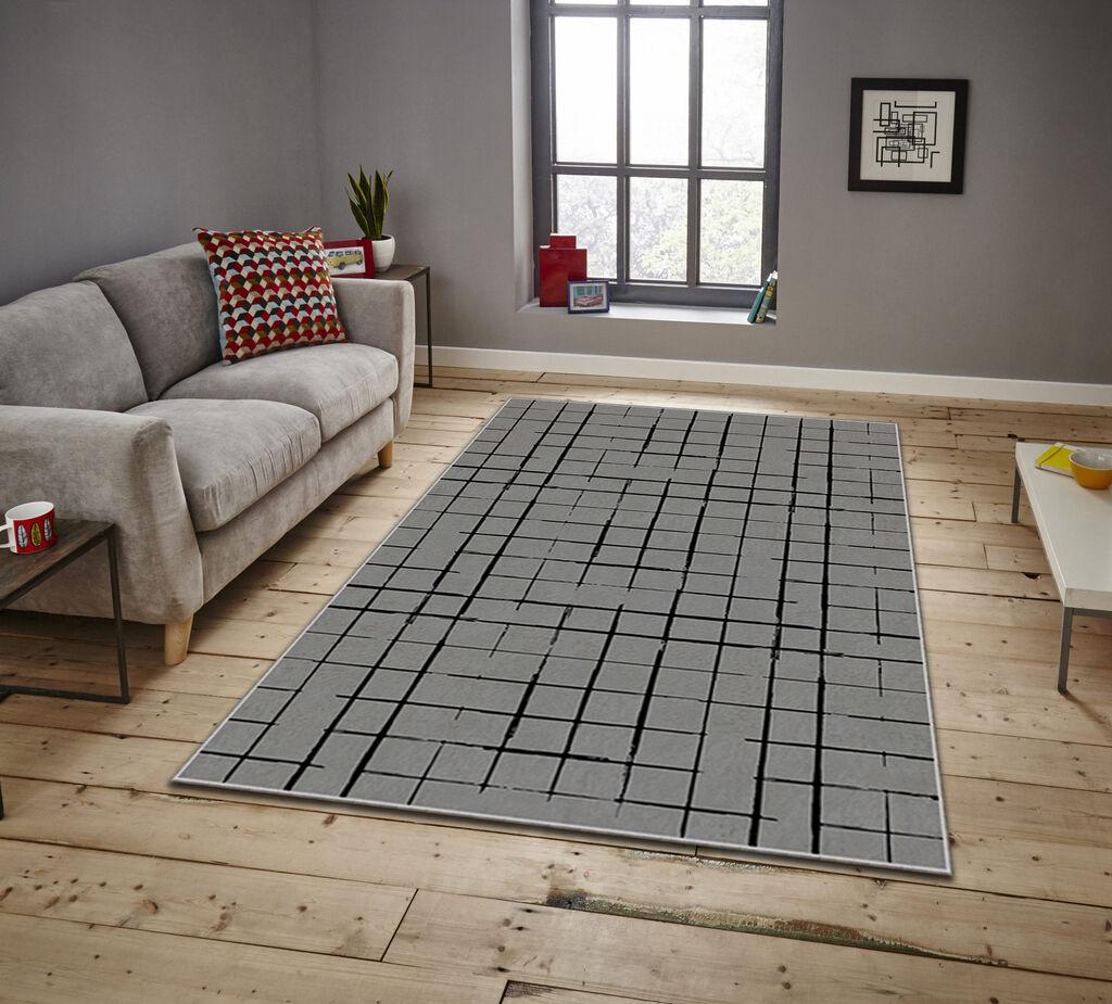 Conceptum Hypnose Carpet Asr Crpt-53, правоаголен, 120x180 cm, сив