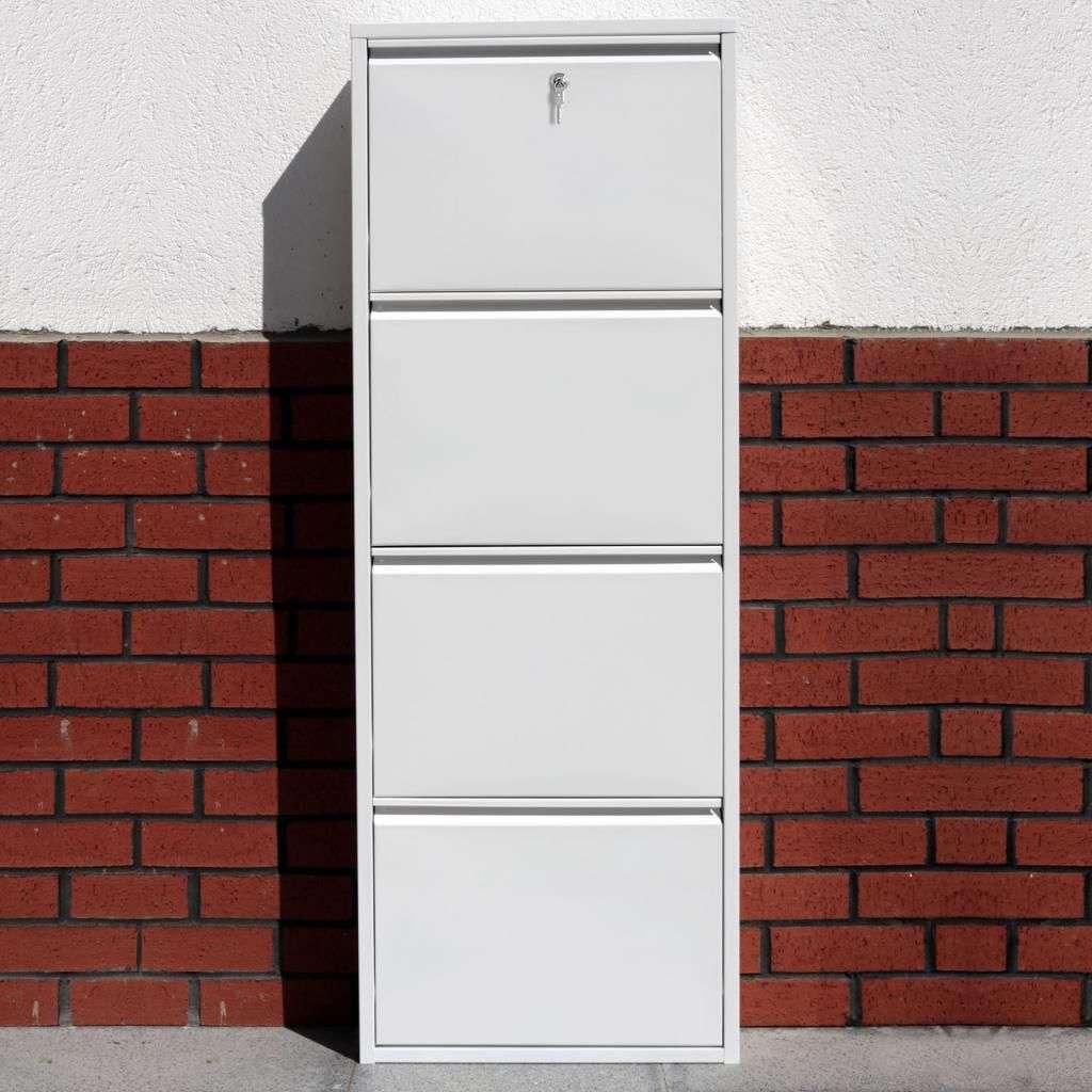 Полица за чевли Hanah Home Garda 4, 50x37x15 см, бела