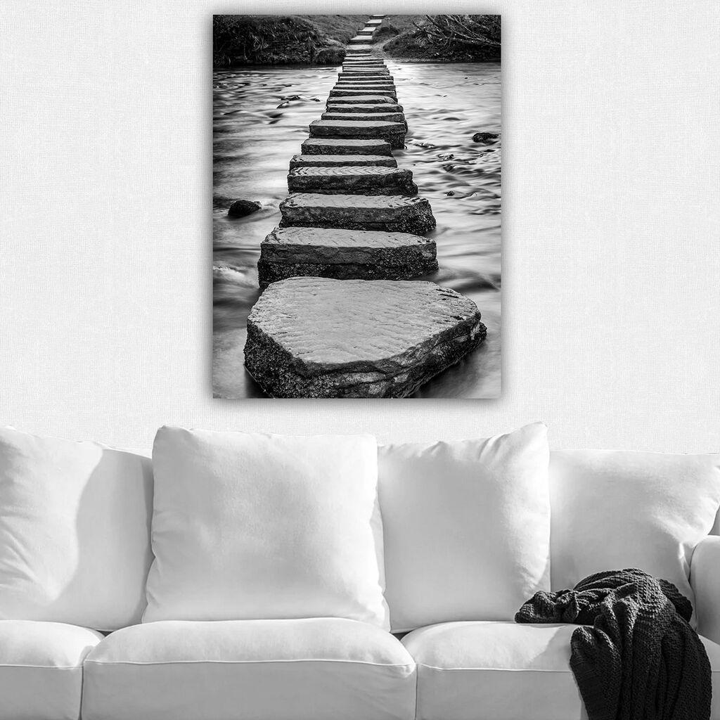 Wallity Декоративна слика на платно, 70x100 см, Шарена