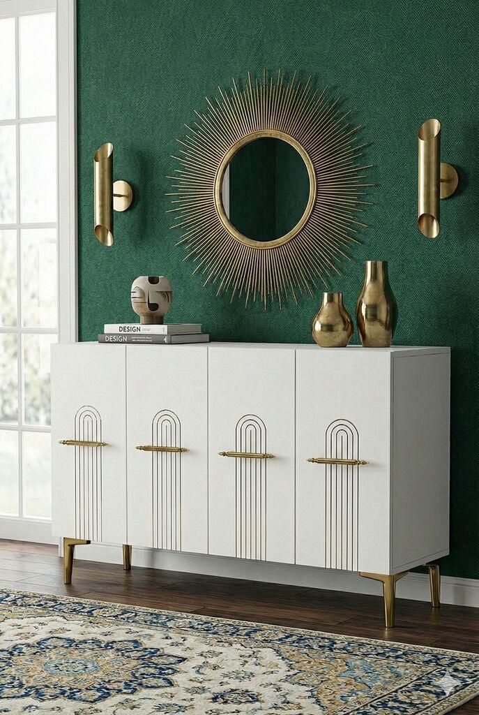 Комода Hanah Home, 120x79x32 см, бела