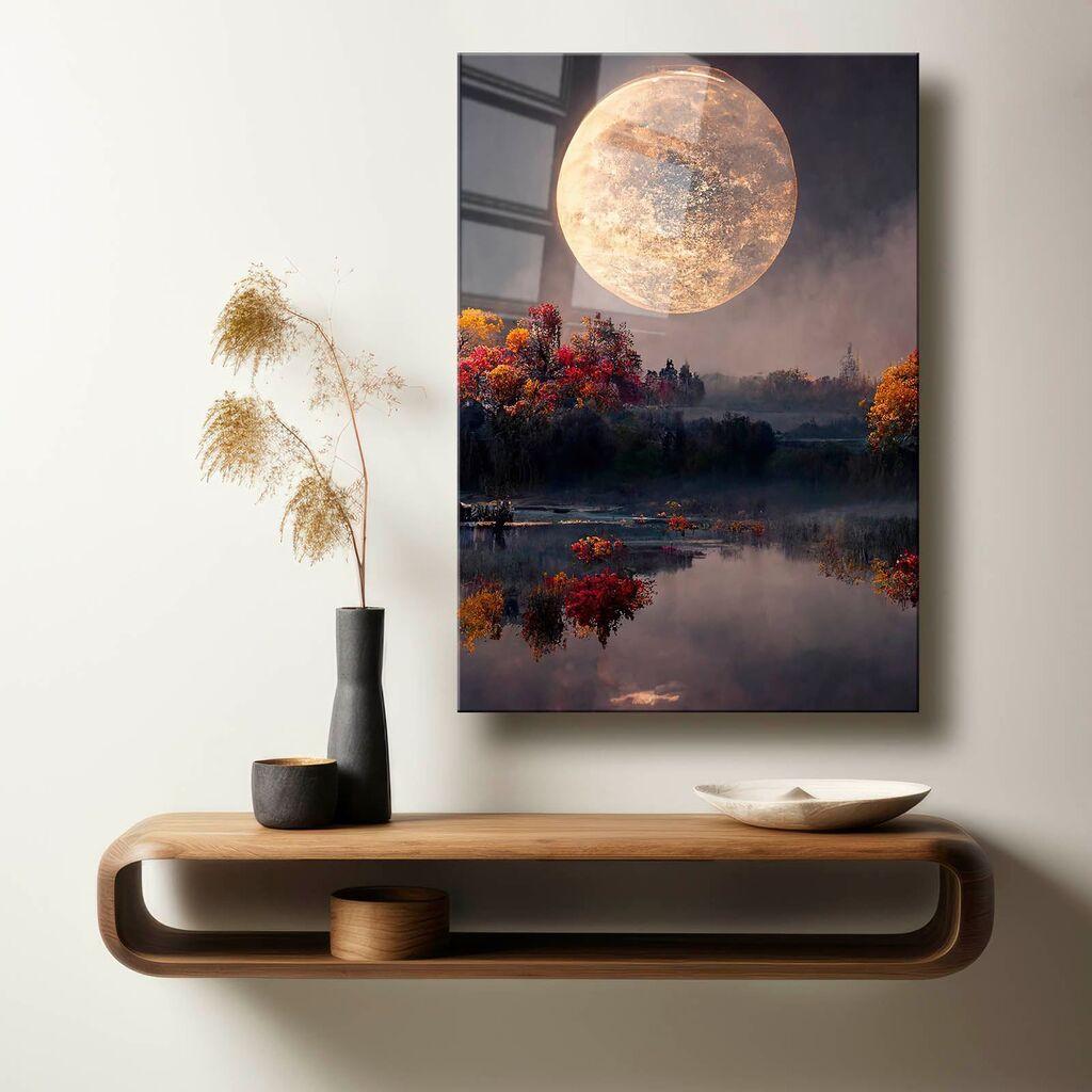 Декоративна слика Wallity на калено стакло, 50x70 см, шарена