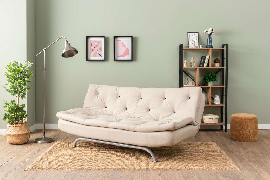Расклопна софа Atelier del Sofa Rivo, 185x63x82 см, бела