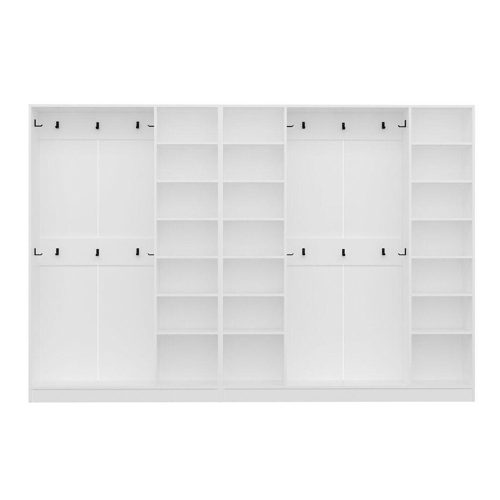 Гардеробер Hanah Home за ходник Kale - 8125, 315x210x35 см, бел