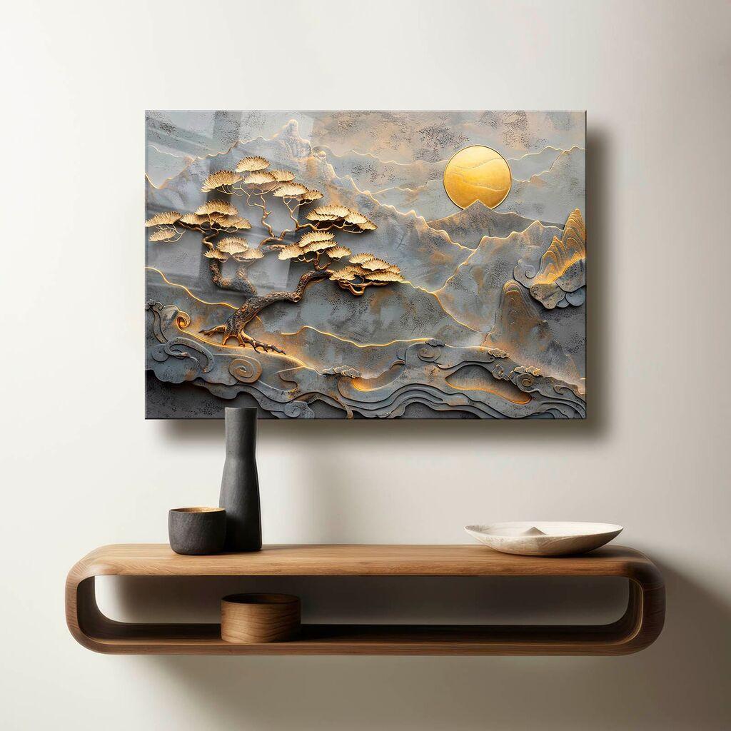 Декоративна слика Wallity на калено стакло, 50x70 см, шарена
