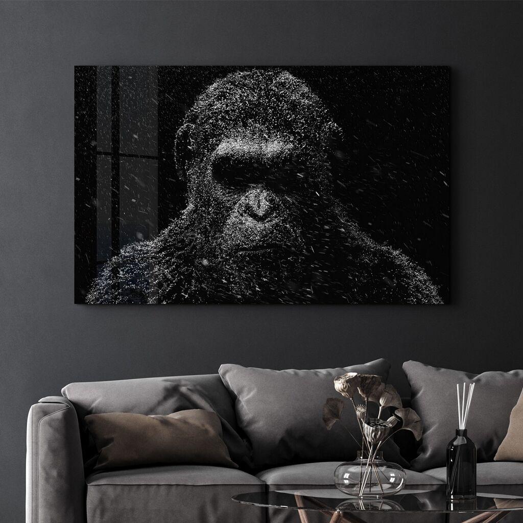 Декоративна слика Wallity на калено стакло, 46x72 см, шарена
