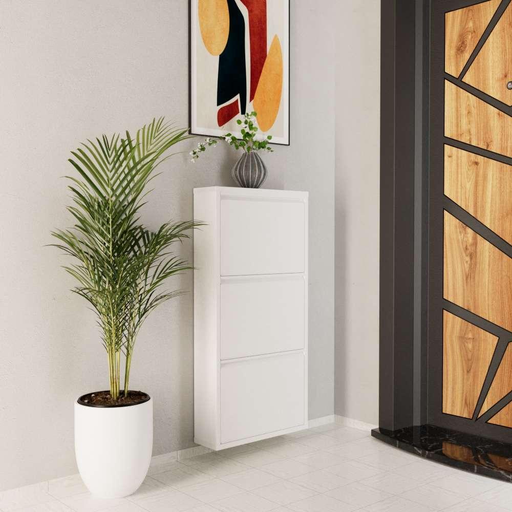 Полица за чевли Hanah Home, 50x103x15 см, бела