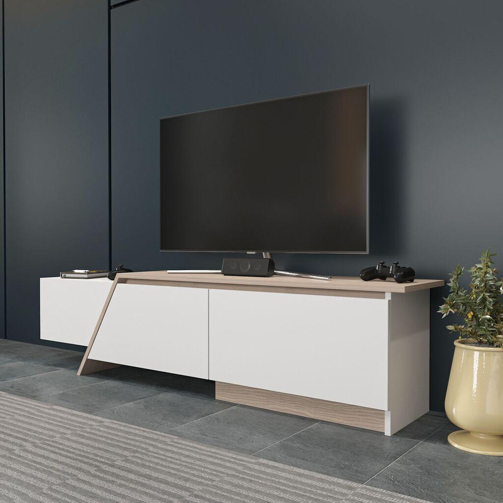 Комода Hanah Home TV Zonas, 180x28,6x35 см, бела