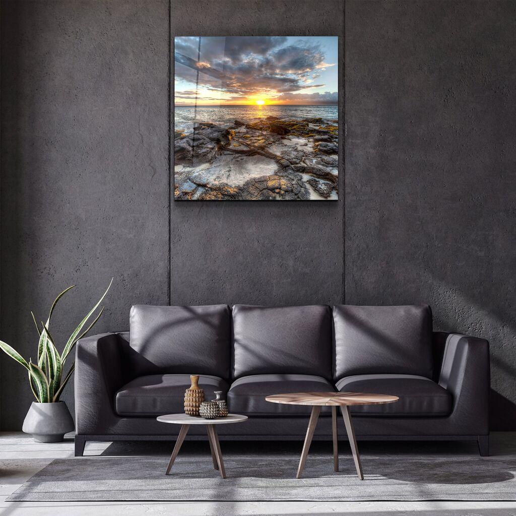 Wallity декоративна слика на калено стакло, 50x50, шарена