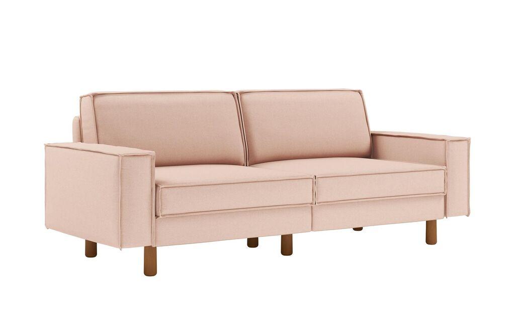 Atelier del Sofa Trosed Sparrow 3, 223x89x87cm, светло розова