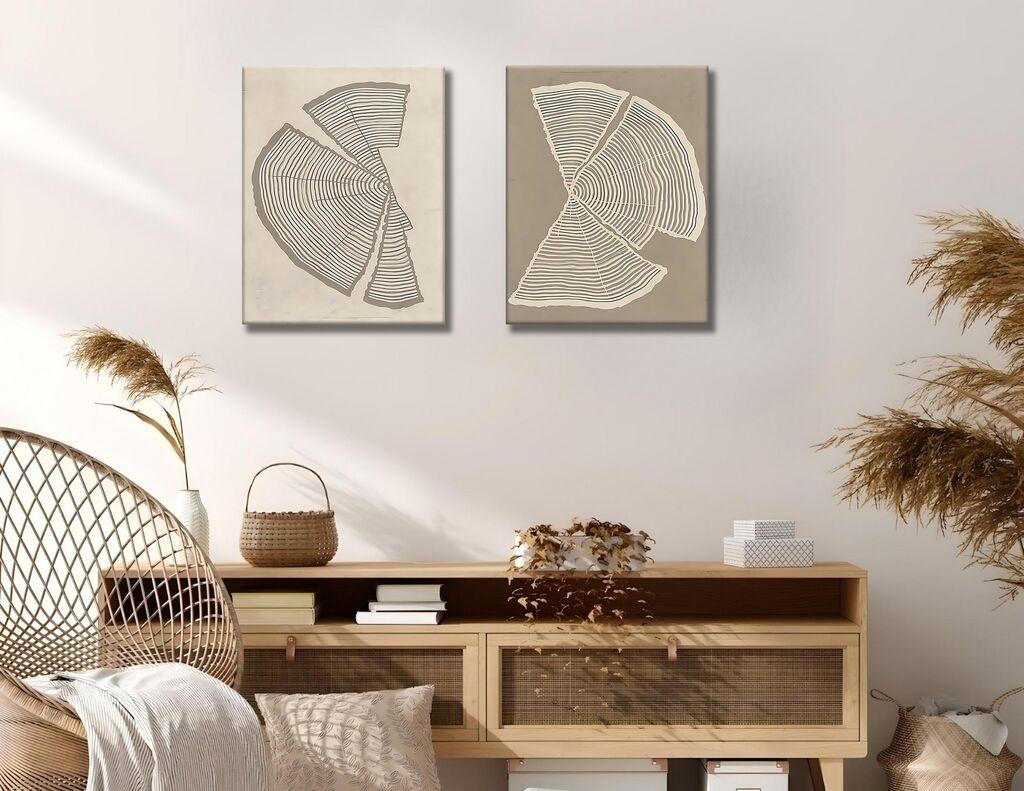 Wallity декорација за ѕид IDC15, 30x40 см, 2 парчиња