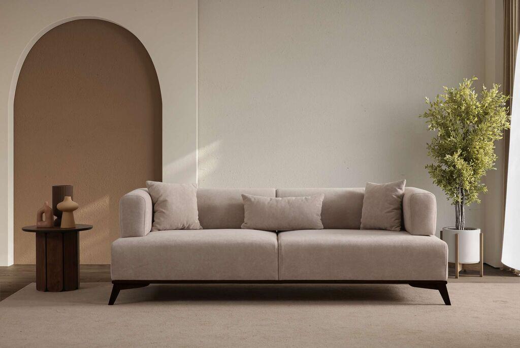 Atelier del Sofa Trosed Hera, 220x100x75cm, крем-црна