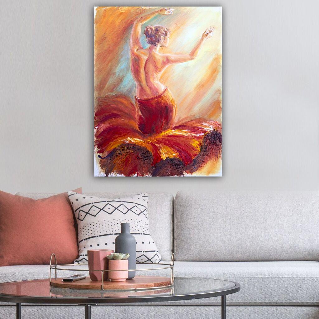 Wallity Декоративна слика на платно, 70x100 см, Шарена