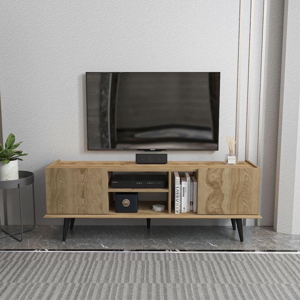 Комода за ТВ Hanah Home Equador, 154,4x56,6x31,3 cm, даб