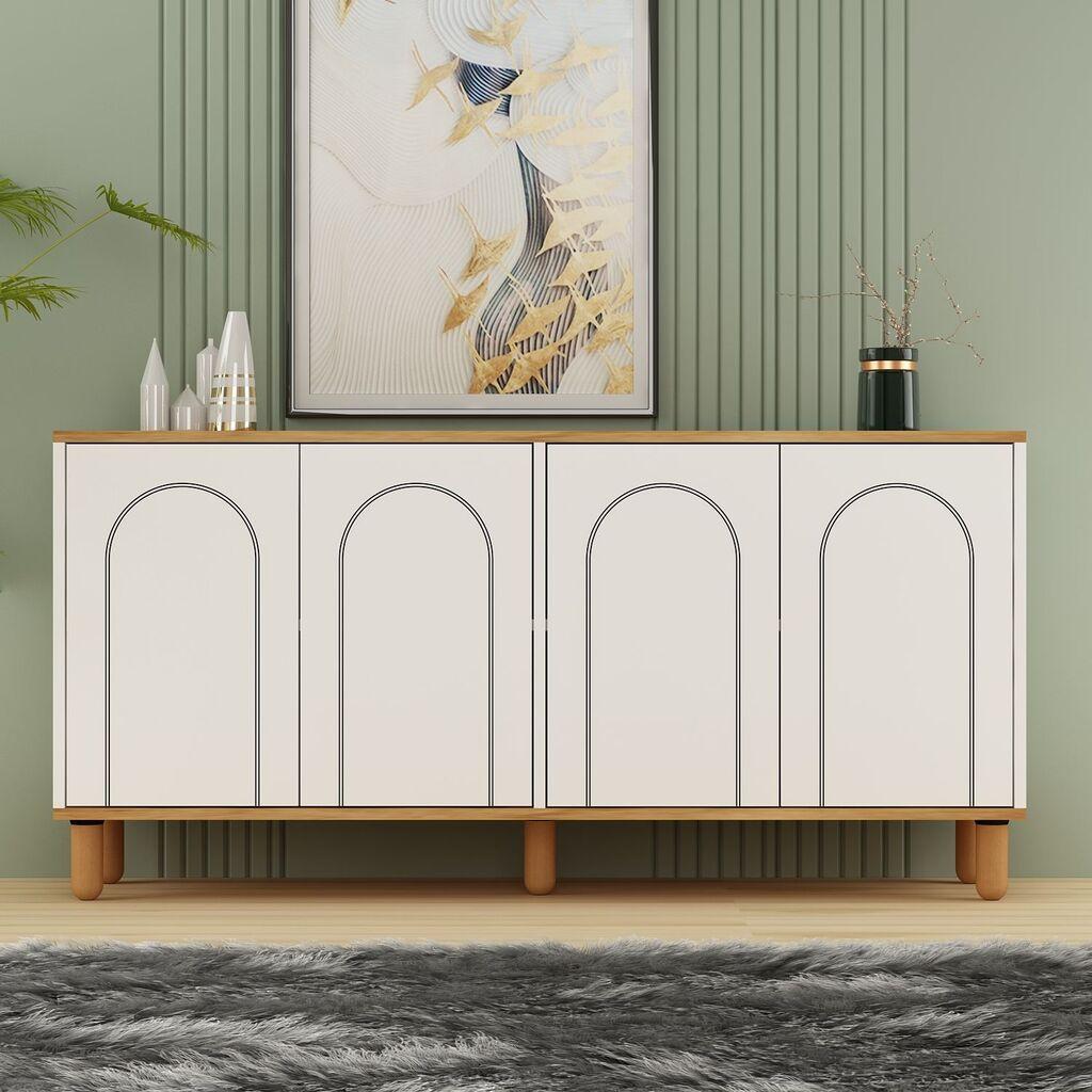 Комода Hanah Home Fayron, бела