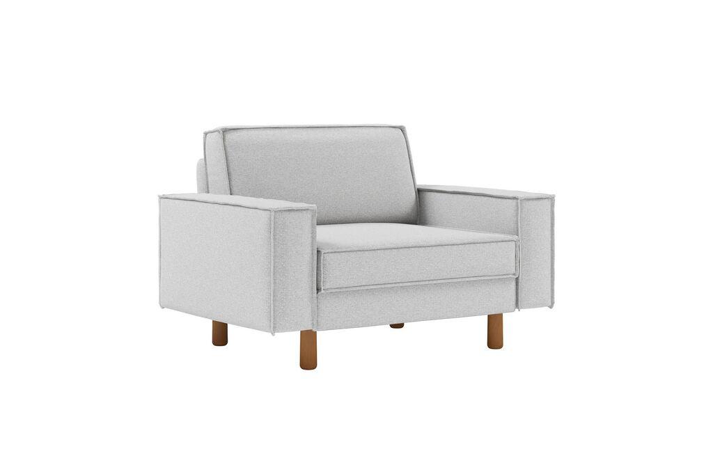 Фотелја Atelier del Sofa Sparrow Двосед, валкано бела