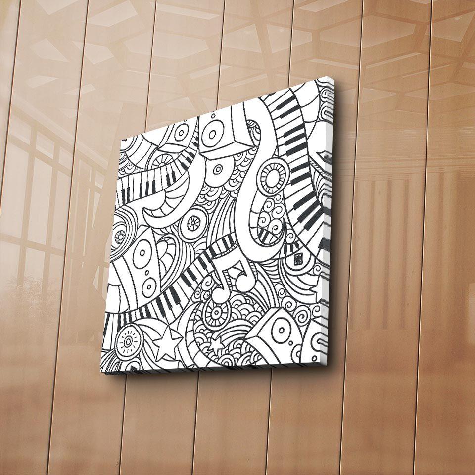 Wallity Слика со LED Осветлување Follow Your Heart, 44x66 cm