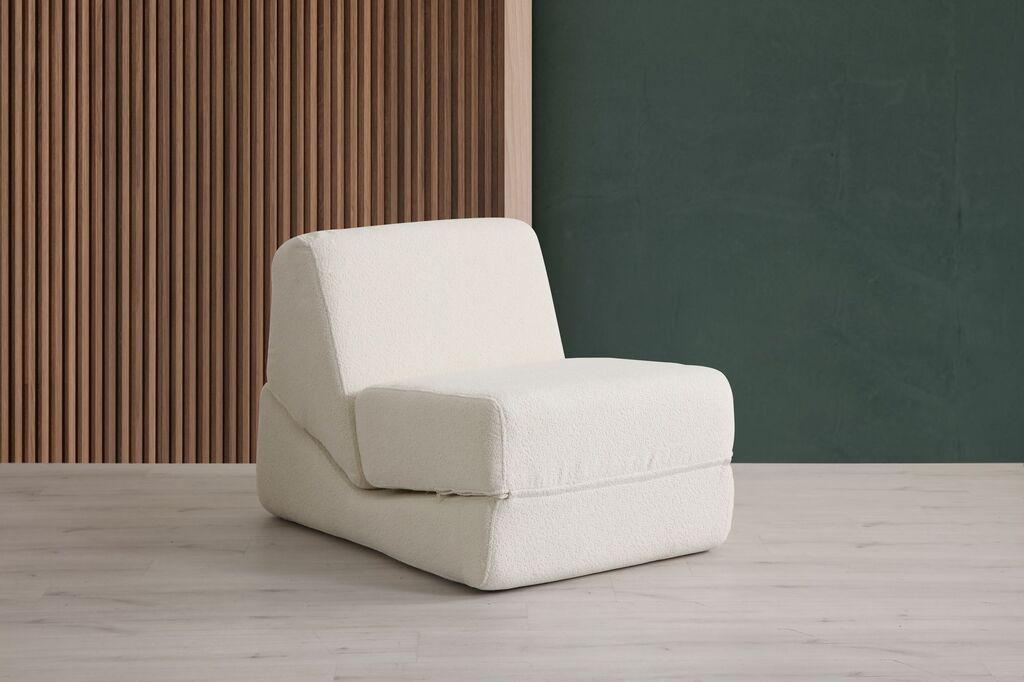 Фотелја на расклопување Atelier del Sofa Origami, 100x70x70cm, бела