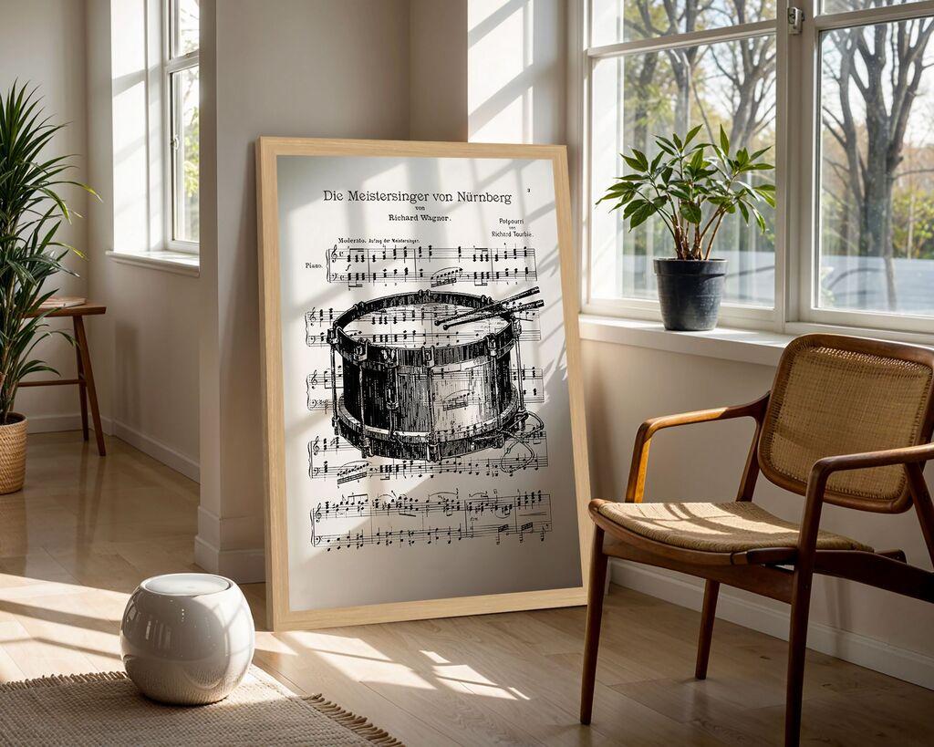 Wallity декоративна врамена слика, 55x75 см, шарена