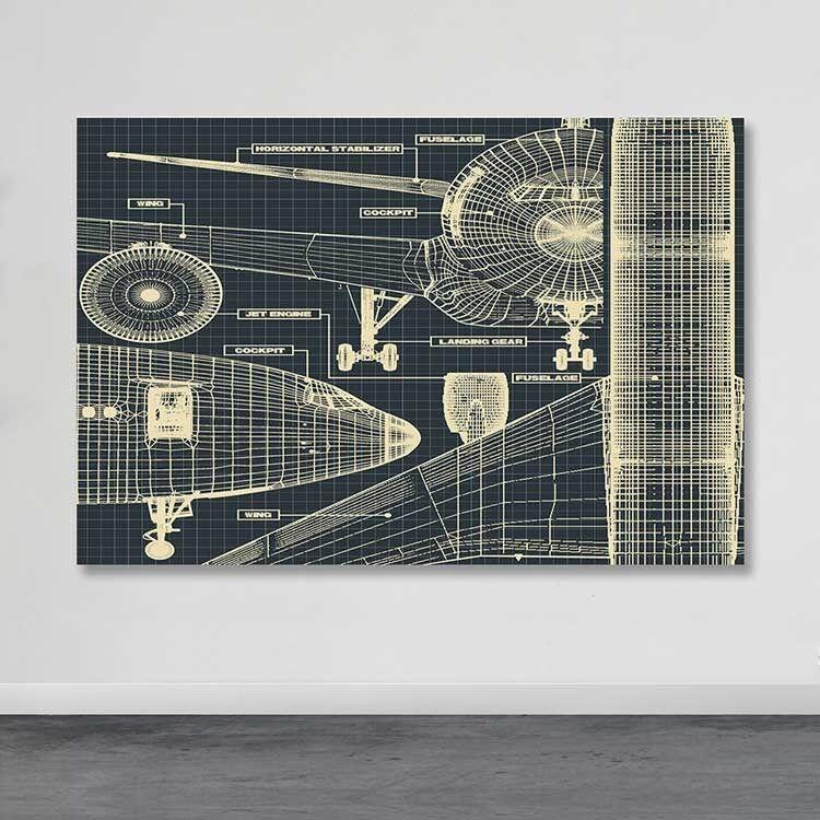 Wallity Слика KNV4453, 50x70 cm