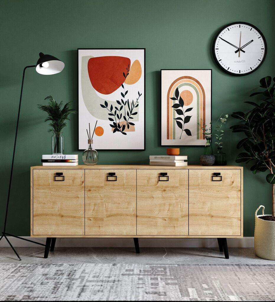 Комода Hanah Home Mirza Modern 180, даб