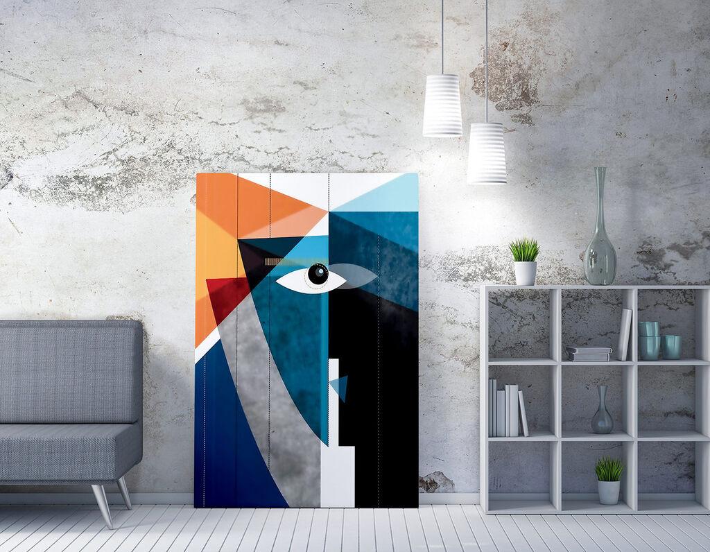 Wallity Декоративна слика на платно, 50x70 см, шарена