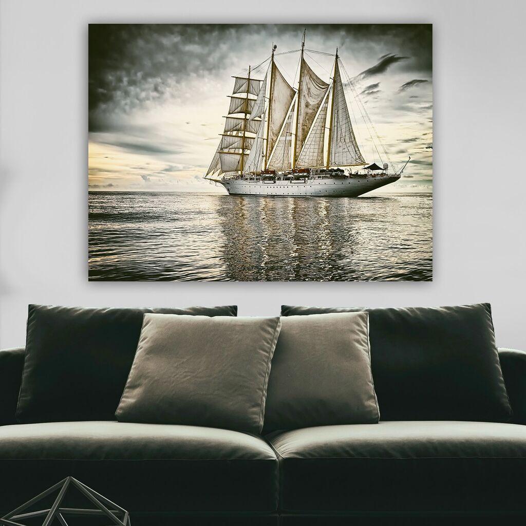 Wallity Декоративна слика на платно, 70x100 см, Шарена
