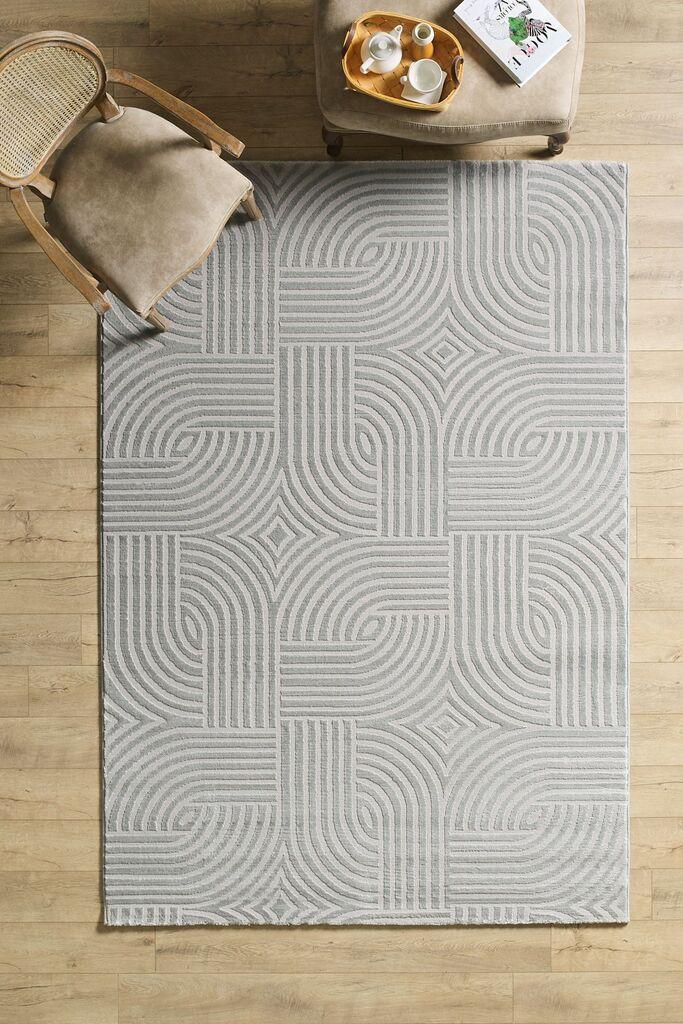 Conceptum Hypnose Тепих, 120x170cm, Сребрен
