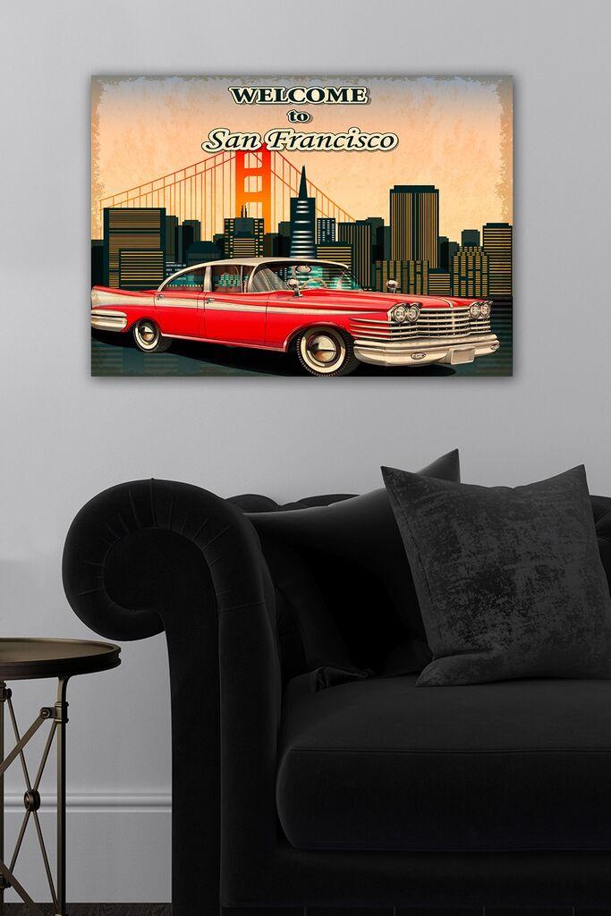 Wallity Слика со LED Осветлување 4570DHDACT-105, 45x70 cm