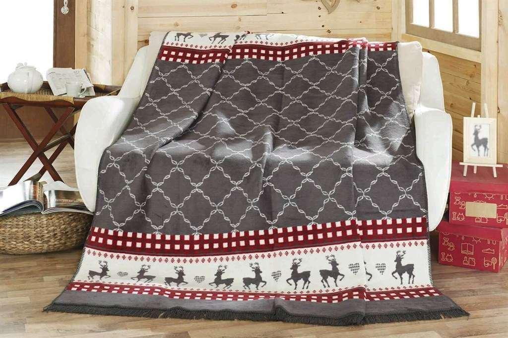 Ќебе L'essentiel Maison за француски кревет, 60% памук, 30% акрил, 10% полиестер, 180 x 220 см