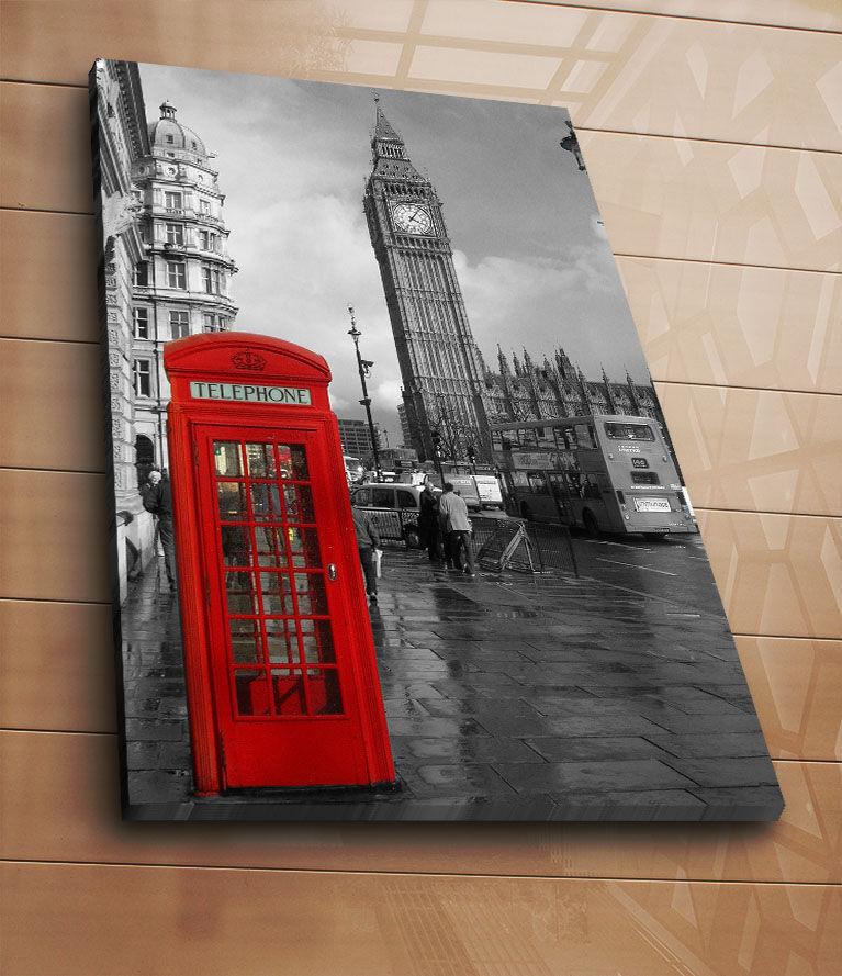 Wallity Декоративна слика на платно, 70x100 см, Шарена